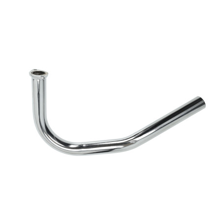 uitlaatbocht M50 28mm chroom puch