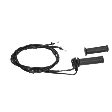 throttle grip Piaggio original + throttle cable euro-5 zip 4t cm087734