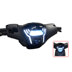 headlight unit DMP led sport-1 EVO-1 Smoke smoke piaggio, zip2000