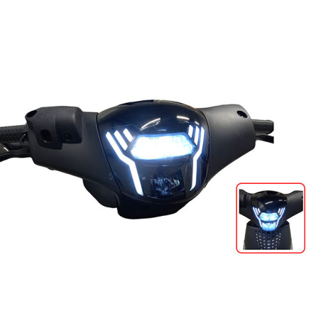 headlight unit DMP led sport-1 EVO-1 Smoke smoke piaggio, zip2000