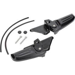 passenger footpeg set silver/matt black black Primavera, sprint