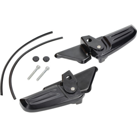passenger footpeg set silver/matt black black Primavera, sprint