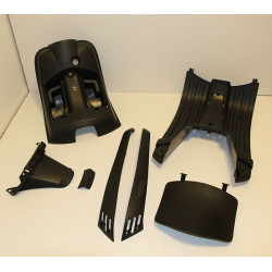 body panel set innerside gloss black 98/A black matt 7-parts lx, vespa S