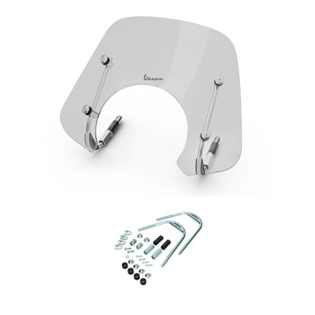 windscherm Piaggio origineel met bevestigingsset laag 2022-2023 Euro-5 smoke gts 300 1b010564
