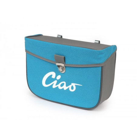 zijtas Moto-Nostra turquoise/grijs ciao
