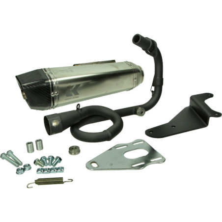 exhaust Turbokit euro-4 19 GP PRO alu/carbon primavera 4t, sprint 4t-3v m4t185-gpp