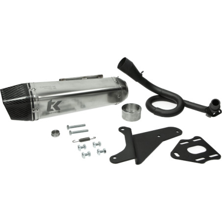 uitlaat Turbokit euro-5 GP PRO piaggio 50cc alu/carbon zip 4t