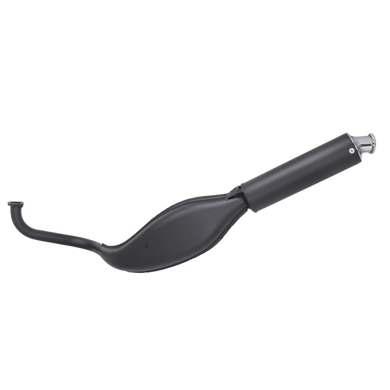 exhaust Tecno high fish puch black puch maxi