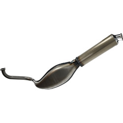 exhaust Tecno high fish puch w/o painting puch maxi