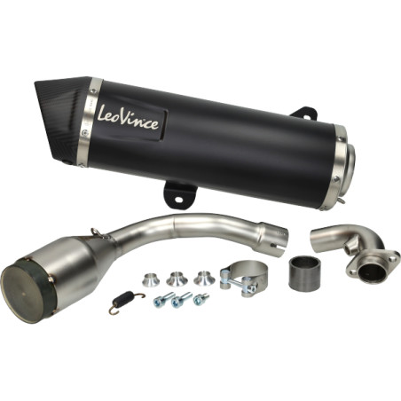 exhaust Leovince euro-5 slip-on black/carbon black/carbon gts 300 HPE 14071k