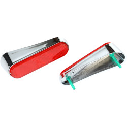 reflector + houder rechts chroom beverly, gts alle mod., gtv, lx, lxv 584084