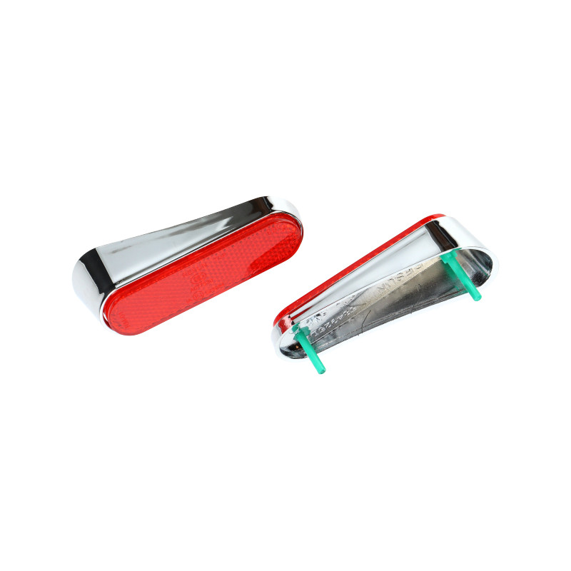 reflector + houder rechts chroom beverly, gts alle mod., gtv, lx, lxv 584084
