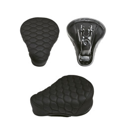 zadel (made in EU) laag RS6 zwart/zwart puch maxi, puch