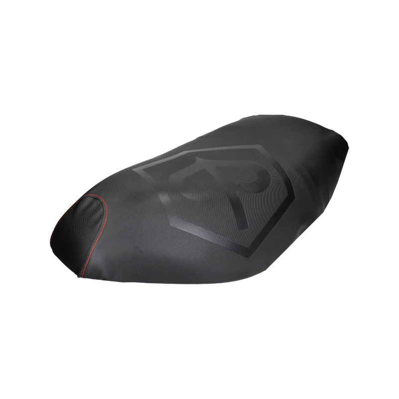 seat cover Xtreme + logo black/red zip 4t, zip2000
