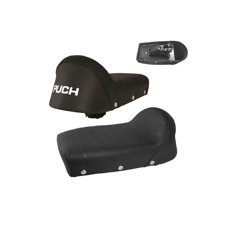 buddyseat kort met opdruk sport zwart puch maxi