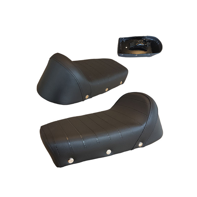 buddyseat kort zonder opdruk Sport zwart bromfiets, kreidler, sachs, puch maxi