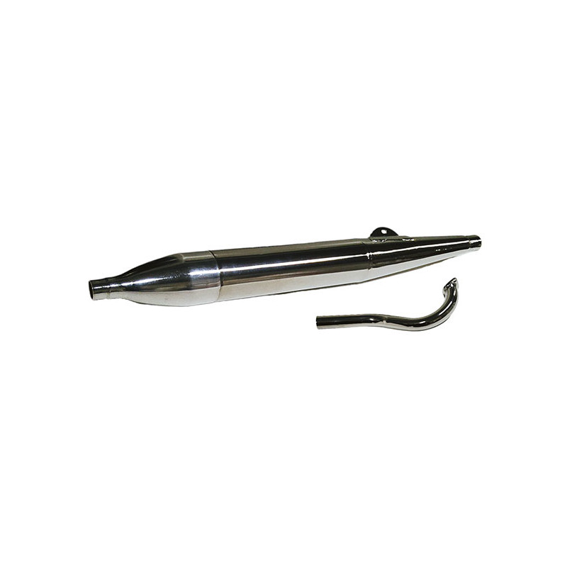 exhaust Jamarcol with bend cigar model cigar 28mm chrome puch maxi