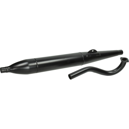 exhaust Jamarcol with bend cigar model cigar 28mm black satin puch maxi