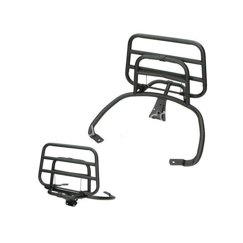 ACHTERKLAPDRAGER APLUS PASSEND OP VESPA PRIMAVERA/SPRINT MAT ZWART