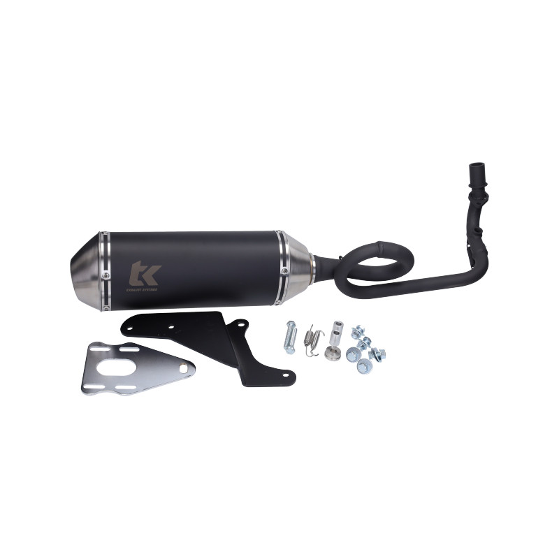 exhaust Turbokit e-approval euro-5 gmax black alu gmax, sprint, Primavera m4t210