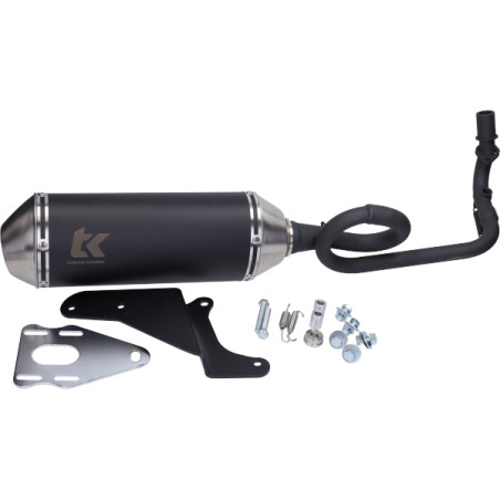 exhaust Turbokit e-approval euro-5 gmax black alu gmax, sprint, Primavera m4t210
