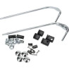 windshield Piaggio original fixation kit vespa chrome Primavera 605891m