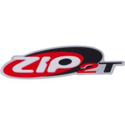emblem Piaggio original side cover black/red zip2t 672322