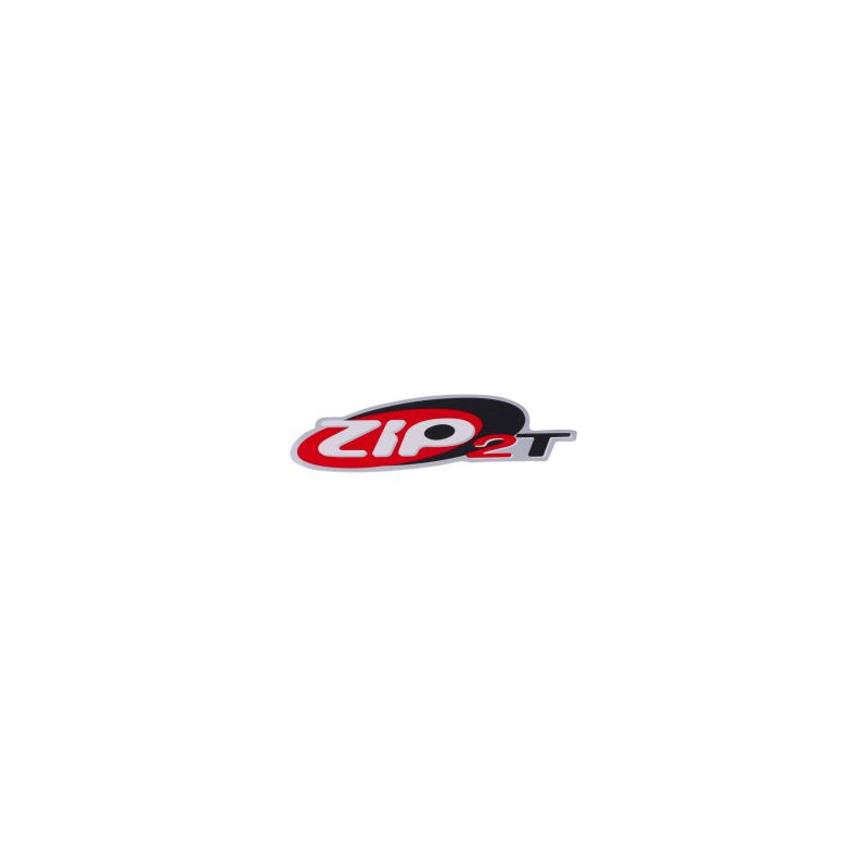 emblem Piaggio original side cover black/red zip2t 672322