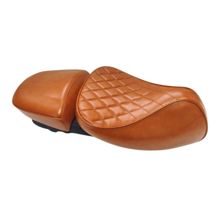 DUO ZADEL APLUS PASSEND OP VESPA GTS 125/300 BRUIN RUIT