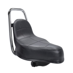 zadel chopper (made in EU) met chrome beugel zwart puch, puch maxi