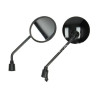 SPIEGELSET APLUS LOOK A LIKE LX/TOSCANA/FIDDLE GLANS ZWART