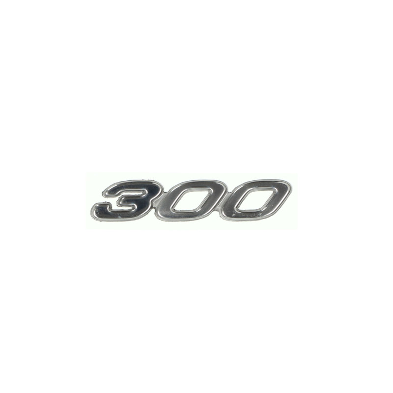 emblem Piaggio original word [300] vespa chrome gts 300 2h003205
