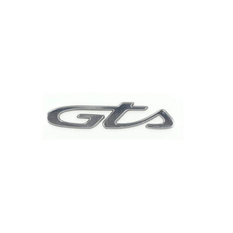 emblem Piaggio original word [gts] side cover gts 125cc, gts 300 2h003198