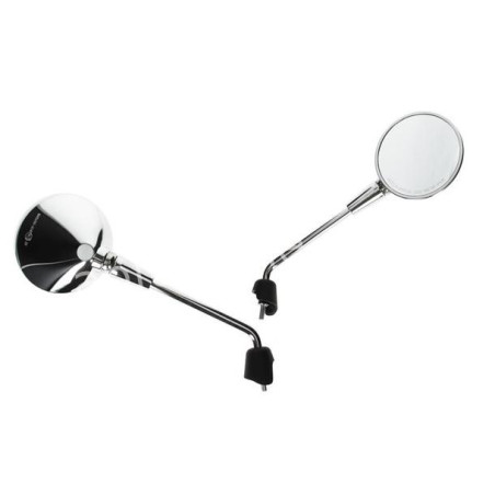 SPIEGELSET APLUS PASSEND OP VESPA PRIMAVERA / GTS (M8) CHROOM (LANG)