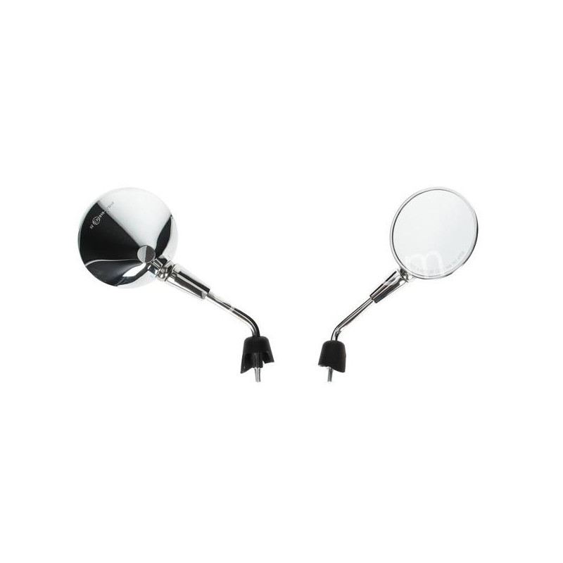 SPIEGELSET APLUS PASSEND OP VESPA PRIMAVERA / GTS (M8) CHROOM (KORT)