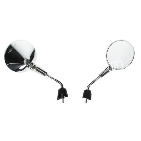 SPIEGELSET APLUS PASSEND OP VESPA PRIMAVERA / GTS (M8) CHROOM (KORT)