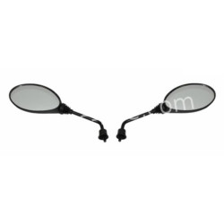 SPIEGELSET APLUS PASSEND OP PIAGGIO ZIP + E-KEUR - ZWART