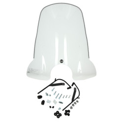windscherm Sym origineel met bevestigingsset hoog helder fiddle 2 sy530-ala-00l