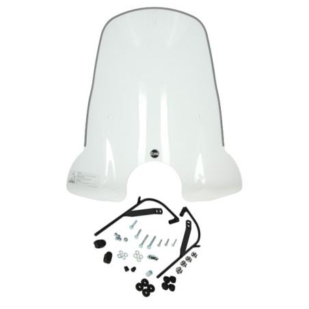 windshield Sym original with mounting set high clear fiddle 2 sy530-ala-00l