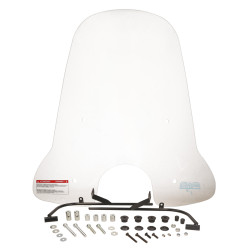 windscherm DMP met bevestigingsset hoog sym 73cm helder fiddle, fiddle 2