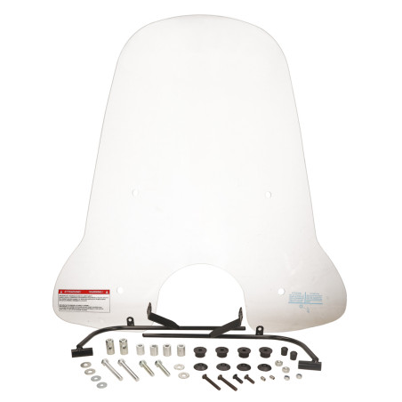 windscherm DMP met bevestigingsset hoog sym 73cm helder fiddle, fiddle 2