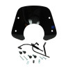 windscherm Regia met bevestigingsset laag (made in EU) zwart glans fiddle 2