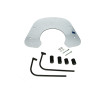 windscherm Regia met bevestigingsset laag (made in EU) smoke fiddle 4