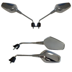 SPIEGELSET APLUS SPORT PASSEND OP VESPA SPRINT (M10) '24 CHROOM (LANG)