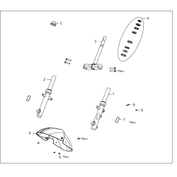 Left front shock absorber new type
