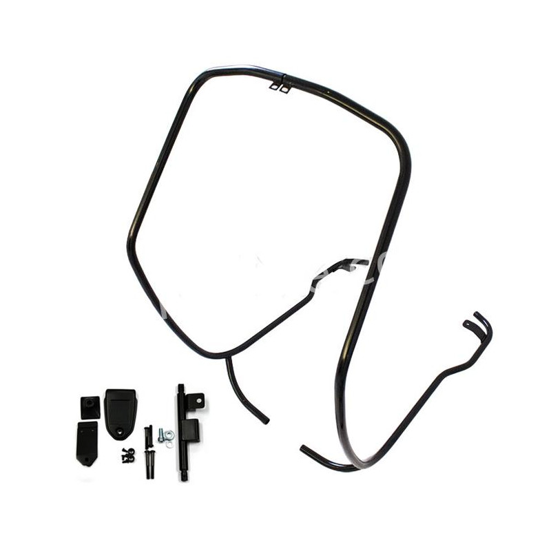VOORVALBEUGEL VESPA PRIMAVERA / SPRINT ORIGINEEL - GLANS ZWART (GECOAT)