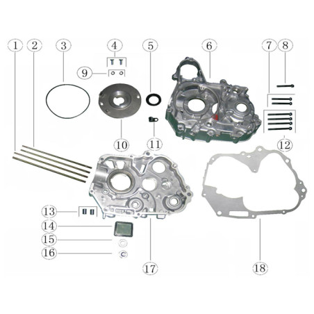 Mesh part oil pump