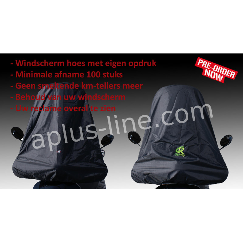 WINDSCHERM HOES EIGEN OPDRUK (LEVERBAAR VANAF 100 STUKS)