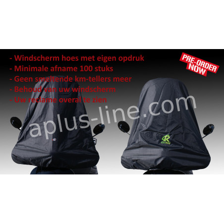 WINDSCHERM HOES EIGEN OPDRUK (LEVERBAAR VANAF 100 STUKS)