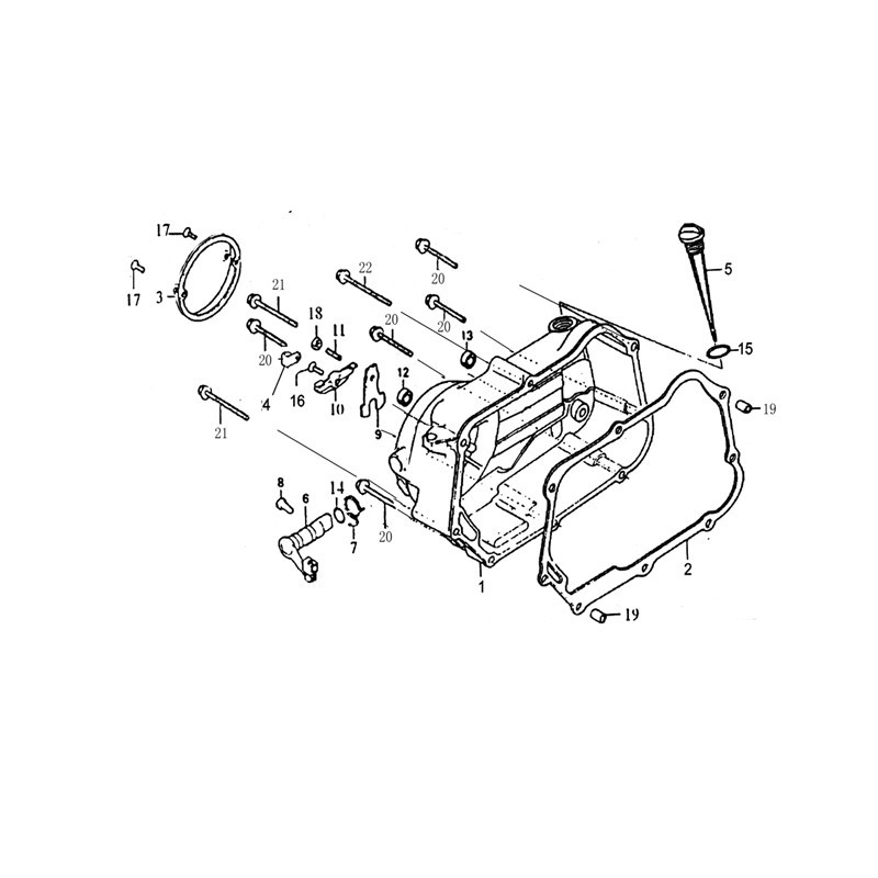O-ring van oliepeilstok